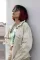 Asvivid Womens Basic Distressed Wash Denim Jacket Frayed Hem Stretch Jean Trucker Coat