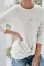 Asvivid Womens Long Sleeve Crewneck Sweater Twist Knot Solid Loose Pullover Sweater Tops