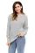 Asvivid Women's Long Sleeve Criss Cross V Neck Knitted Sweater Backless Loose Jumper Sweaters 