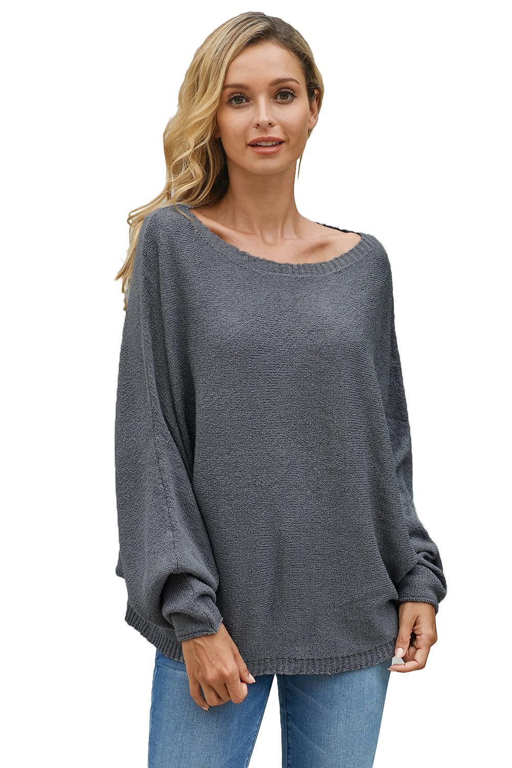 $ 27.99 - Asvivid Womens Casual Boat Neck Batwing Sleeve Sweater ...