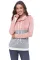 Asvivid Womens Cowl Neck Color Block Striped Tunic Sweatshirt Drawstring Pullover Tops with Pocket
