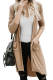 Asvivid Womens Open Front Long Cardigans Solid Button Down Knit Sweater Coat With Pocket