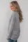 Asvivid Womens Casual Cowl Neck Sweatshirt Solid Long Sleeve Twist Knot Loose Pullover Tunic Tops