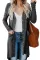 Asvivid Womens Open Front Long Cardigans Solid Button Down Knit Sweater Coat With Pocket