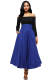 Asvivid Women's High Waist Pleated A Line Long Skirt Front Slit Belted Maxi Skirt S-XXL