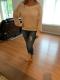 Asvivid Womens Color Block Off The Shoulder V Neck Pullover Sweater Fall Batwing Sleeve Waffle Knitted Sweaters Jumper Tops