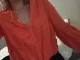 Asvivid Womens Lace Stitching V Neck Lantern Sleeve Tie Knot Summer Chiffon Shirt Blouses S-2XL