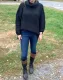 Asvivid Womens Long Sleeve Turtleneck Sweater Color Block Pullover Sweater Tops