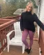Asvivid Womens Long Sleeve Turtleneck Sweater Color Block Pullover Sweater Tops