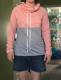 Asvivid Womens Cowl Neck Color Block Striped Tunic Sweatshirt Drawstring Pullover Tops with Pocket
