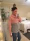 Asvivid Womens Cowl Neck Color Block Striped Tunic Sweatshirt Drawstring Pullover Tops with Pocket