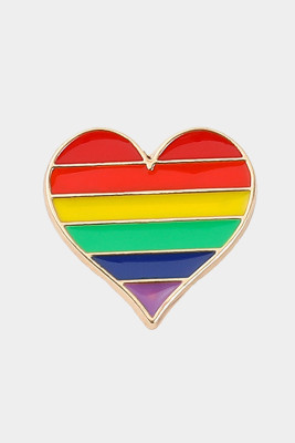 Rainbow Pride Month Brooch BH042370-9022
