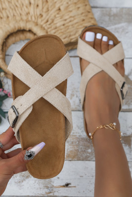 Belt buckle casual beach slippers Shoes BH022953-1