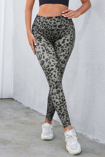 Classic Leopard Print Active Leggings LC761231-11