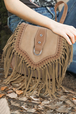 Boho Fringe Flip Crossbody Bag BH03167-17