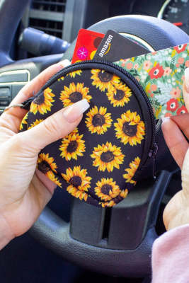 Neoprene Gift Card Keychain Pouch Wallet BH03762-7