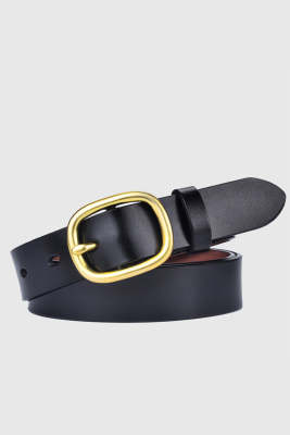 All-match Cowhide Belt Retro Women's Simple Belt BH04402-2