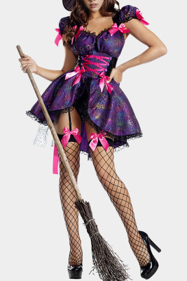 Halloween Sexy Net Stockings Witch Costume LC631052-P8
