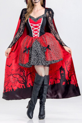 Halloween Cosplay Vampire Witch Queen Prom Costume LC6117996-P3