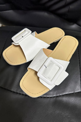 Leather Belt Buckle Sandals Slippers Shoes BH022602-1