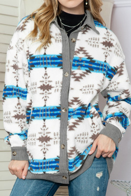 Western Sherpa Corduroy Trim Jacket LC8512877-1