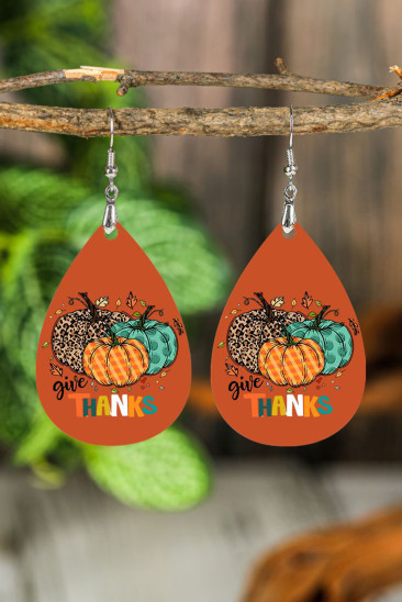 Pumpkin Earrings BH013531-1