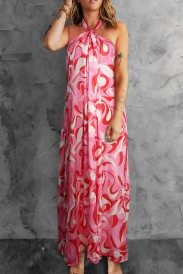 Abstract Shift Casual Maxi Dresses LC6116104-10