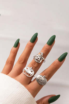 Halloween Pumpkin Rings 3PCS BH01199-13