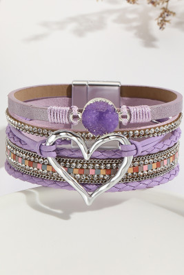Love Heart Multilayer Bracelets BH012892-8