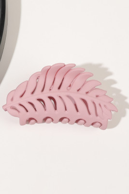 Tropical Leaf Frosted Hair Claw Clip BH042539-10