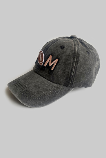 American West Football Mom Letter Embroidered Baseball Cap BH042564-P2