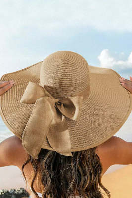 Beach Seaside Tourism Holiday SunscreenFoldable Straw Hat BH041736-16