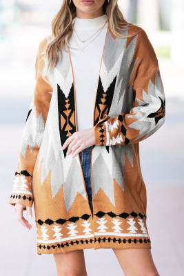 Aztec Graphic Open-Front Cardigan LC2711255-P5014