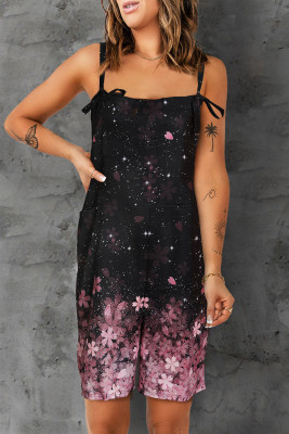 Floral Sleeveless Palazzo Pants Romper Jumpsuits LC6412131-10