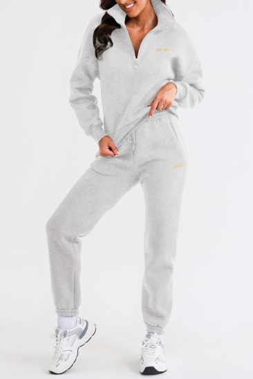 Zipper Pocket Shift Active Basic Casual Active Sets LC2611484-1