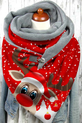 Christmas snowflake Elk Scarves BH04101-3