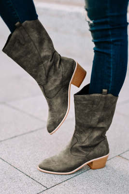 Soft Leather mid-leg Rider Boots BH02157-9