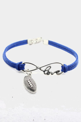Infinite Love American Football Braided Bracelet BH013090-P305