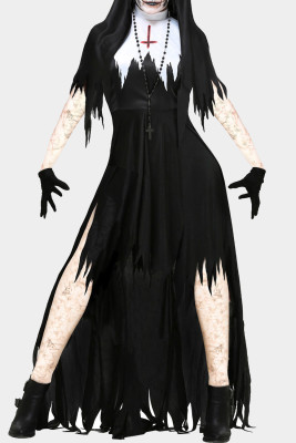 Halloween zombie nun costume cosplay role-playing Dresses LC6118039-P2
