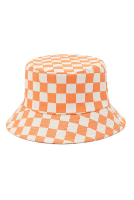 Orange Checkerboard Hat BH042557-P14