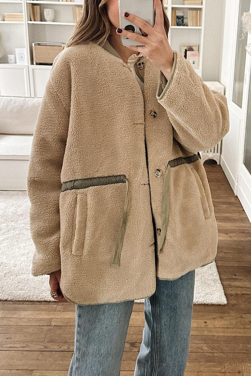 Beige coat