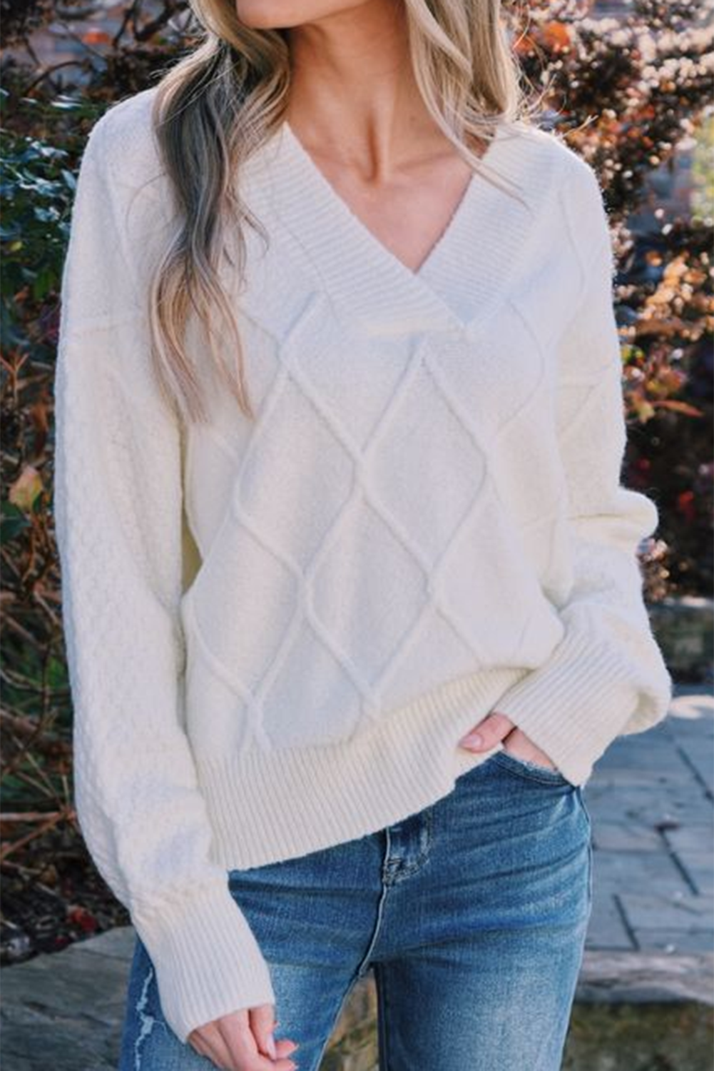 White sweater