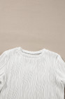 EVALESS Womens Tops Trendy Dressy Casual Long Sleeve Crewneck Basic T Shirts Solid Loose Textured Blouses Outfits