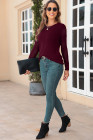 EVALESS Womens Sweaters Casual Long Sleeve Crewneck Cable Knit Lightweight Oversized Crochet Sweater Pullover Tops