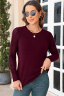 EVALESS Womens Sweaters Casual Long Sleeve Crewneck Cable Knit Lightweight Oversized Crochet Sweater Pullover Tops