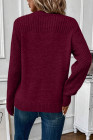 EVALESS Womens Sweaters Casual Long Sleeve Crewneck Cable Knit Lightweight Oversized Crochet Sweater Pullover Tops