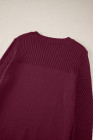 EVALESS Womens Sweaters Casual Long Sleeve Crewneck Cable Knit Lightweight Oversized Crochet Sweater Pullover Tops