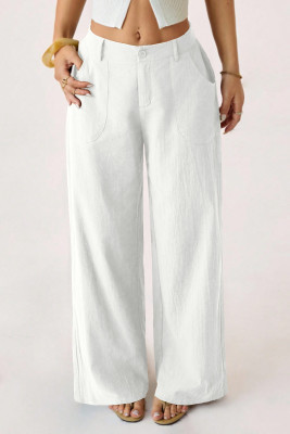 EVALESS Women's Linen Pants Summer High Waist Wide Leg Palazzo Pants Casual Trousers 2026 Beach Travel Vacation Outfits LC7714223-P1