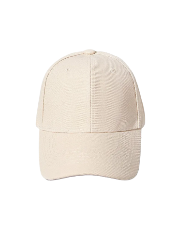 Unisex Cotton Baseball Cap – Adjustable Strapback, Classic Low-Profile Dad Hat, Breathable 6-Panel Design, One Size Fits Most, Beige LC882200-1