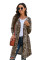 Snake Print Long Cardigan